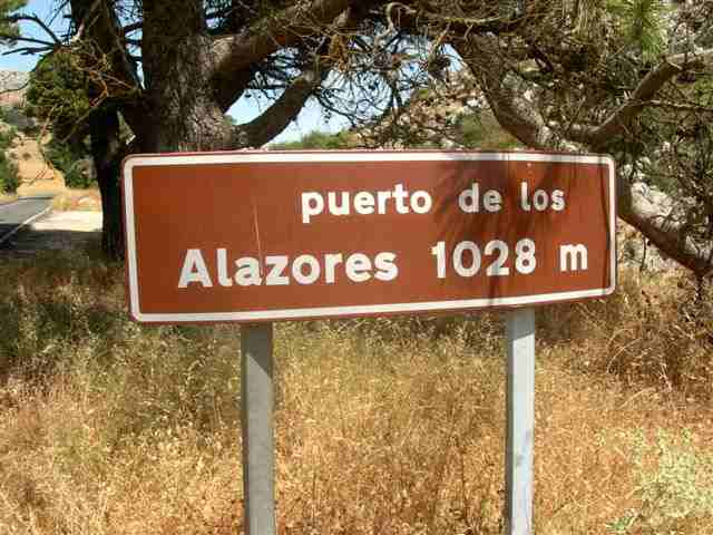 Puerto de los Alazores - ES-GR-1040 (Panneau)