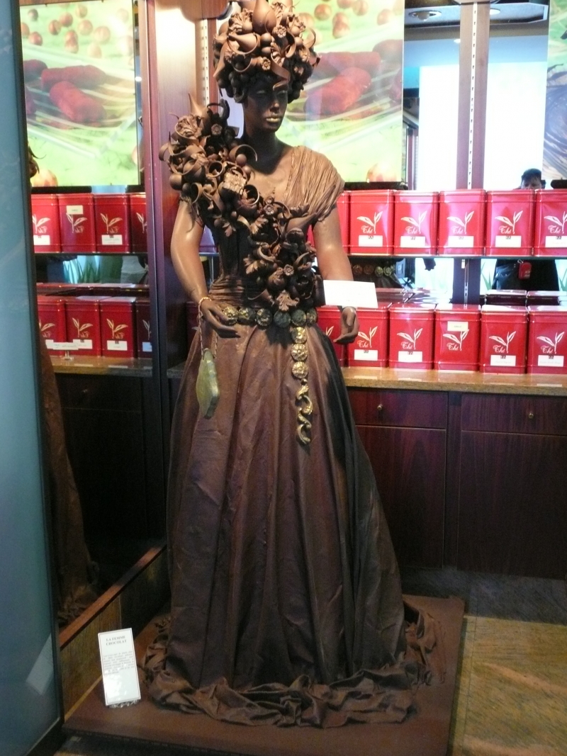 mariée tout en chocolat
