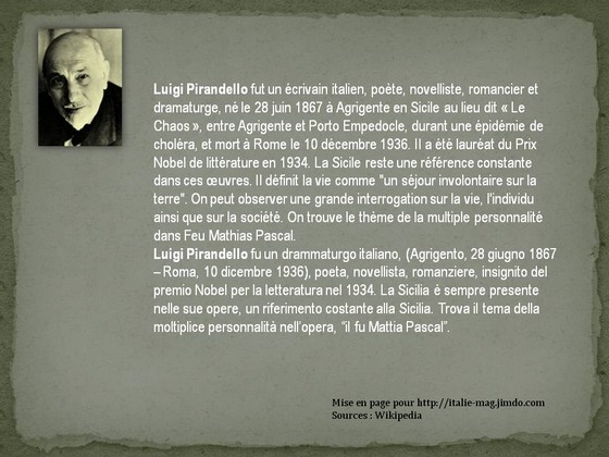 Luigi Pirandello
