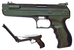 pistolet au co2 armes de poing 4.5 mm airgun