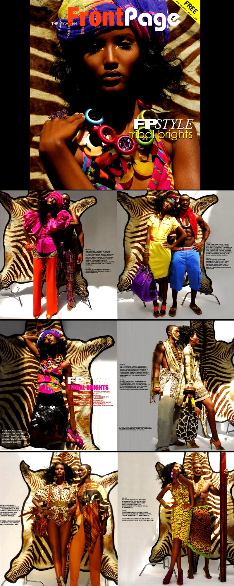 FATIMA SIAD PHOTOSHOOT FRONT PAGE MAG