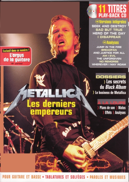 metallica  tablatures &partitions PDF+play back MP3  by odul  preview 0