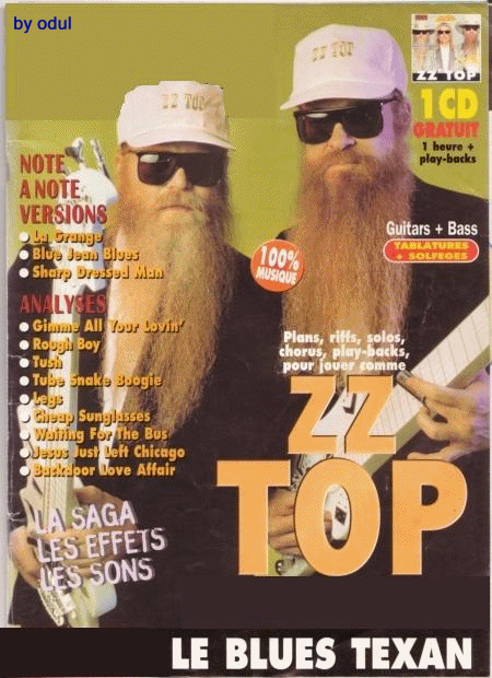 ZZ top  tablatures &partitions PDF+play back MP3  by odul preview 2