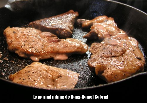 cotelette porc s teak