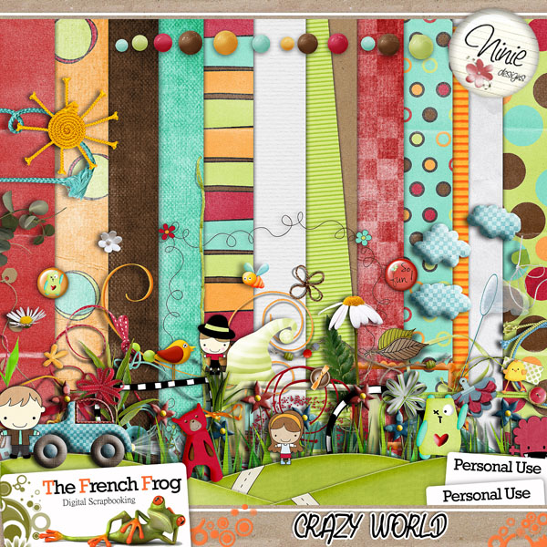 kit crazy world - preview