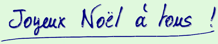 Joyeux Noël à tous