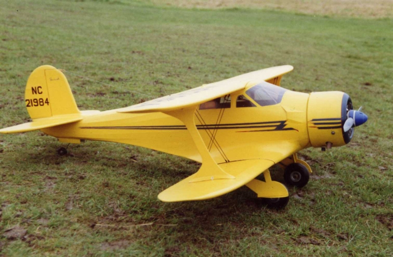 Don Coe's 1/3rd scale Bleriot XI: With Don's 