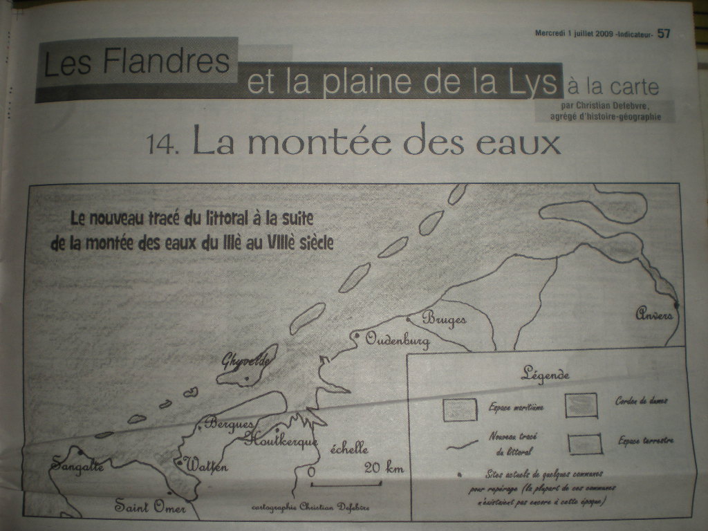 "Les Flandres et la plaine de la Lys  la carte" 090717100631440054087246