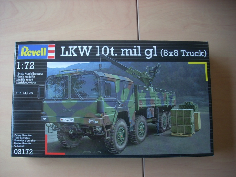 LKW 10t. 8x8 Truck 1/72 Revell 090724043401588624127593