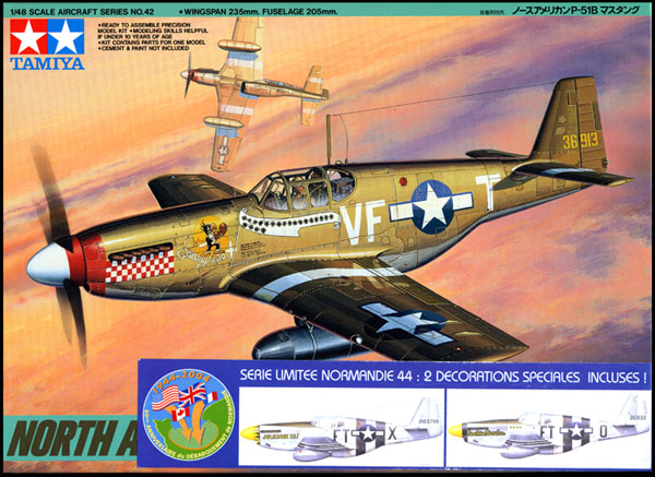 N.A. P-51B Mustang - TAMIYA 1/48 090726094524558504140377
