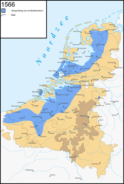 1566-2016: de Beeldenstorm begon in Steenvoorde 450 jaar geleden  090813114904440054244984