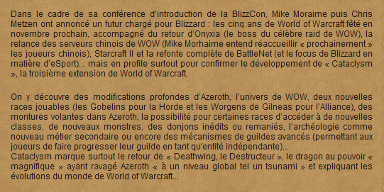 Blizzard confirme Cataclysm, avec un site officiel 090822061307658494295540