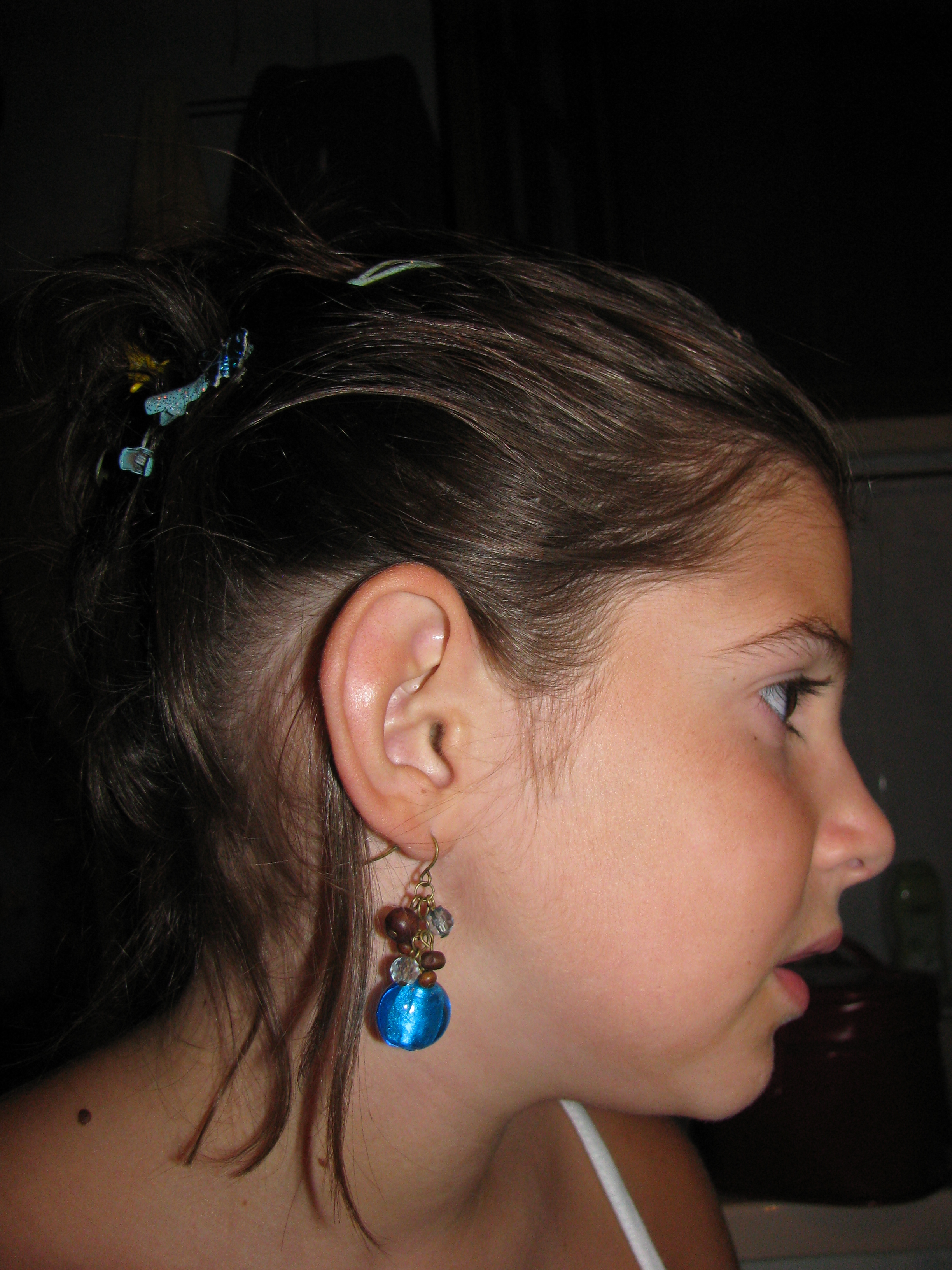 Laura et son chignon
