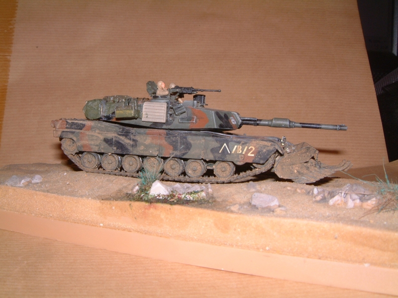 M1A1 with mine plough (1/72 DRAGON) 091010100649588624612889