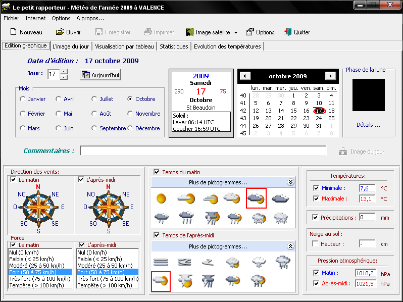 relev&eacute; du 17-10-2009