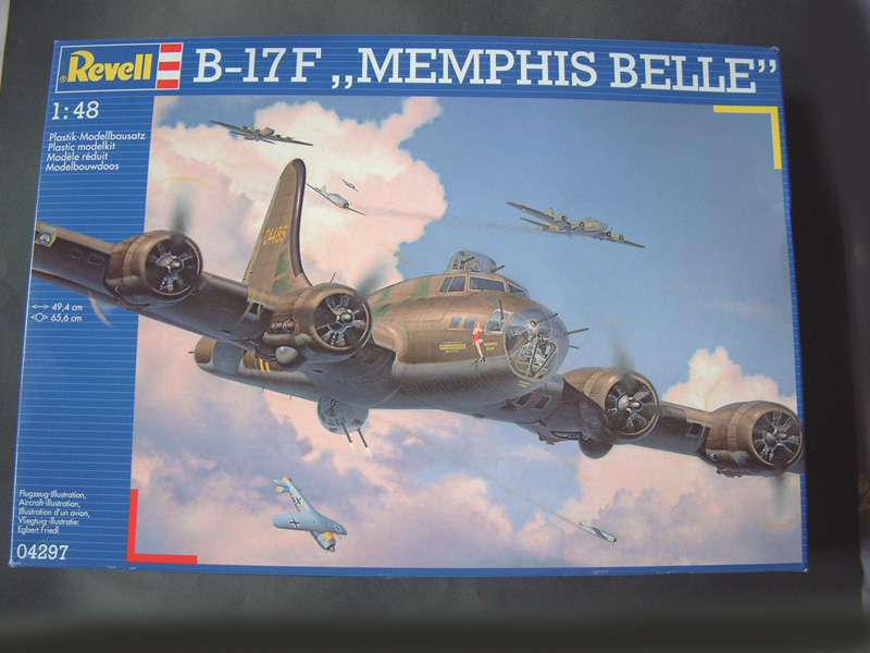 [Revell] Boeing B17F Flying Fortress "Memphis belle" 1/48 091112033659476904844217