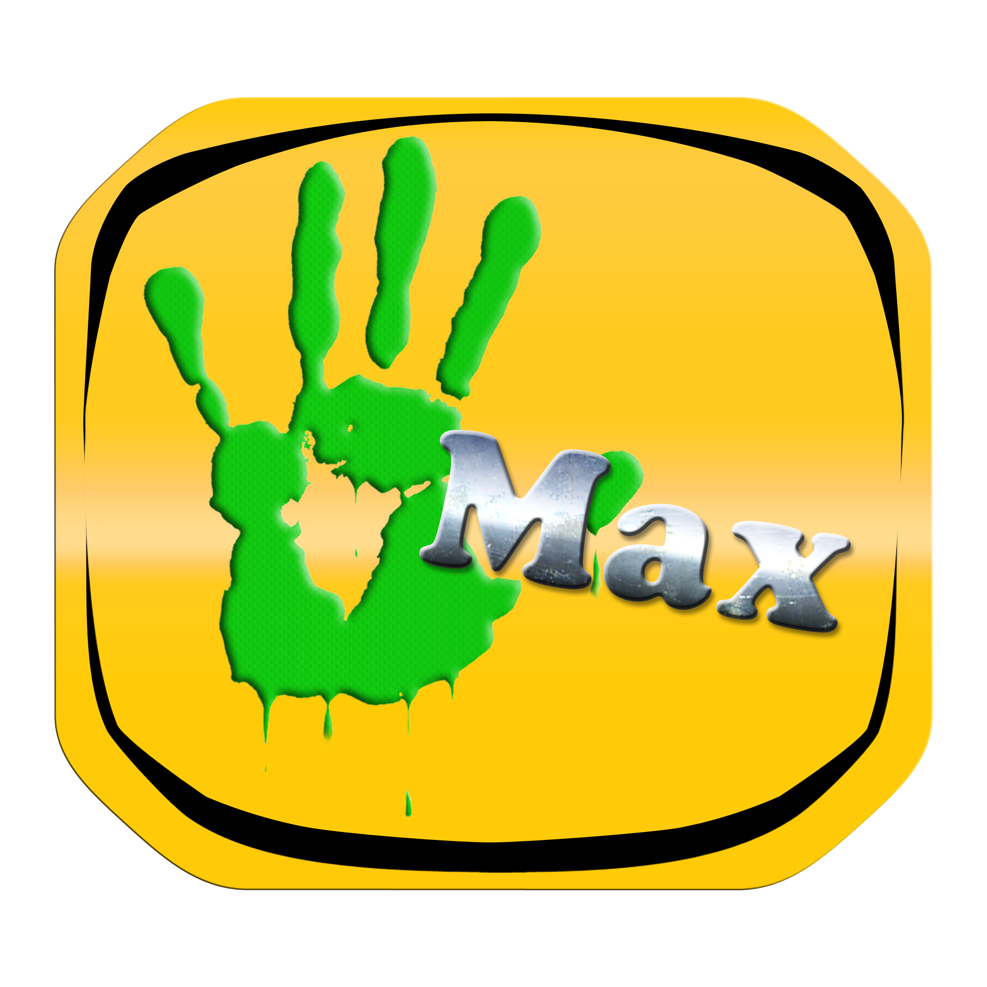 Plaque num. gauche Logo ''Max'' Maxichoux39