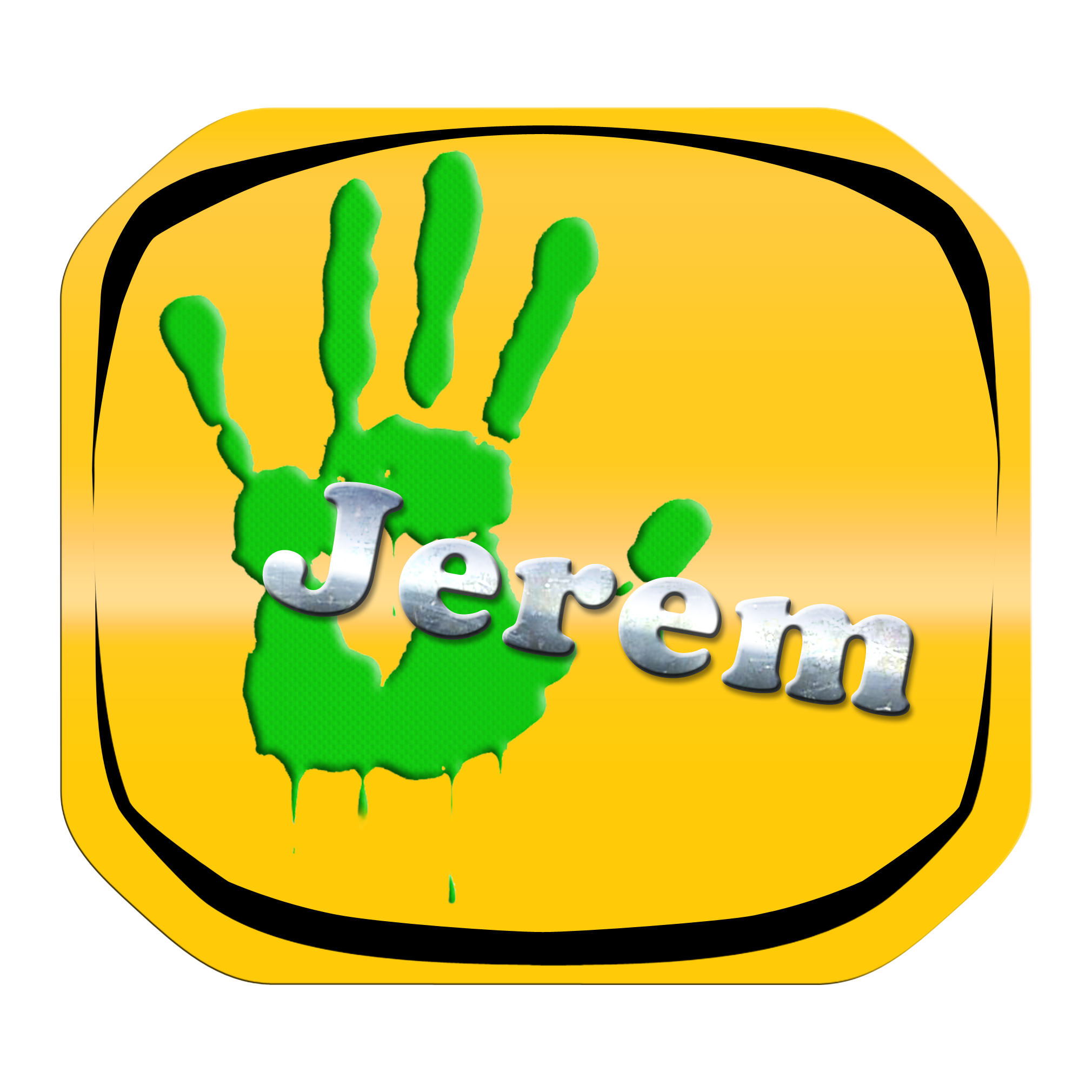 Plaque num. gauche Logo ''Jerem'' Maxichoux39