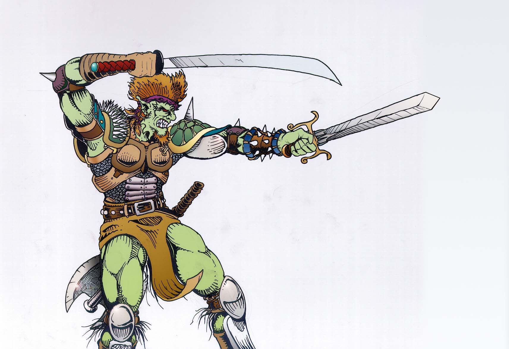 Gladiateur demi-orc