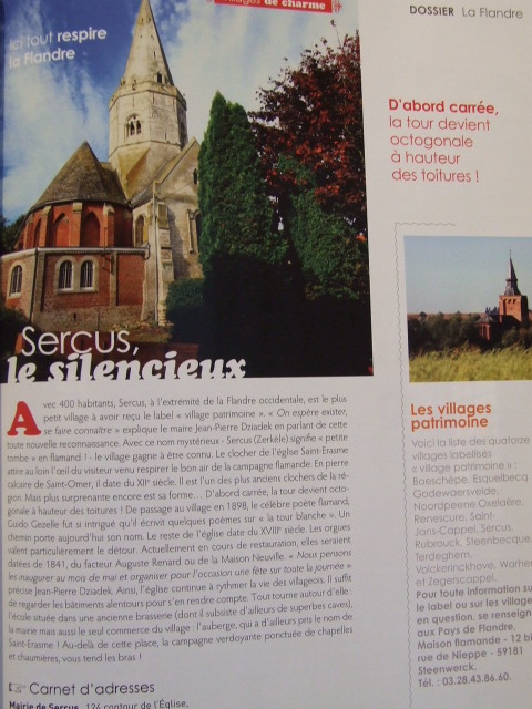 Tijdschrift Pays du Nord : "La Flandre  coeur" 100104032149440055179570