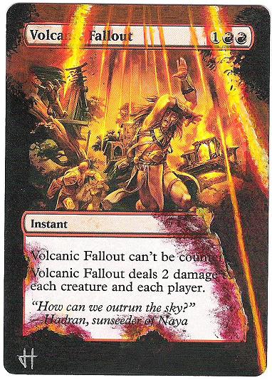 volcanic fallout